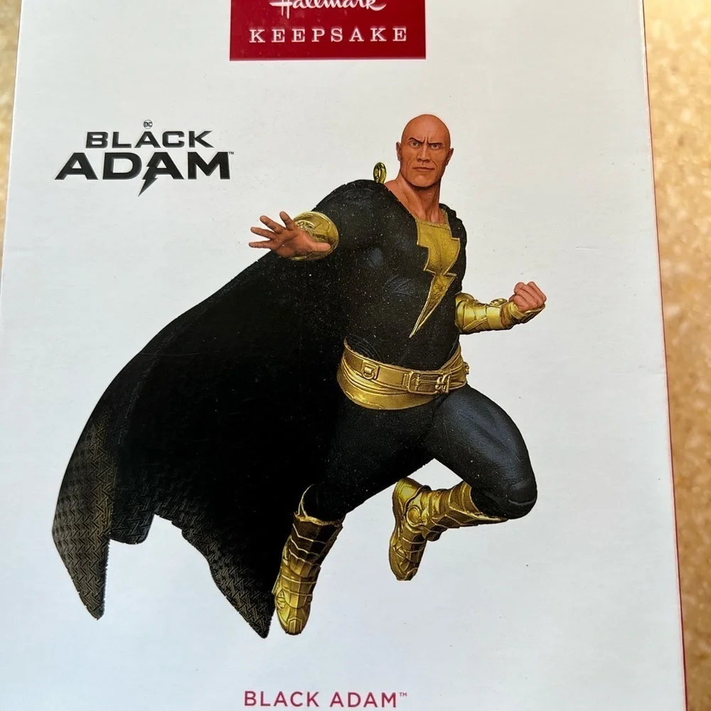 2022 Hallmark Keepsake Black Adam Christmas Ornament NIB